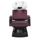 Ver imagem 3 de Lavatório Cuba Porcelana Louça Reclinável Dompel Vinho