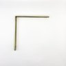 Suporte (Cantoneira) P/ Móveis 7" Kit C/ 12 Pcs - Dourado - 1
