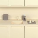 Ver imagem 4 de Grade de Pia Tapete Bancada Basic Copos e Louças Grafite