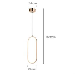 Pendente Lpl-008 15w 4000k Dourado 5304 - 3