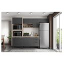 Ver imagem 4 de Cozinha Modulada Firenze FI0003 Avena Grafito - Demóbile