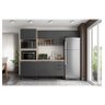 Cozinha Modulada Firenze FI0003 Avena Grafito - Demóbile - 4
