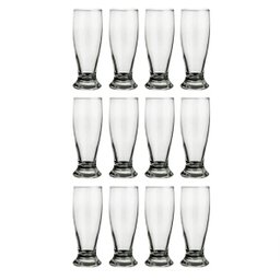 Jogo de 12 Copos Tulipa Munich de Vidro 200ml para Chopp e Cerveja Nadir Figueiredo - 1