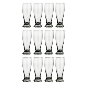 Jogo de 12 Copos Tulipa Munich de Vidro 200ml para Chopp e Cerveja Nadir Figueiredo
