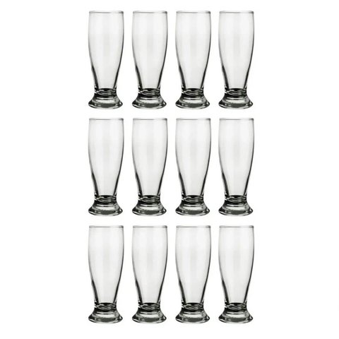 Jogo de 12 Copos Tulipa Munich de Vidro 200ml para Chopp e Cerveja Nadir Figueiredo