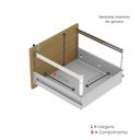 Ver imagem 7 de Arquivo para Pasta Suspensa com Chave 4 Gavetas Linha P25 128cmx45,7cm Preto