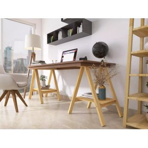 2 Cavaletes Apoio para Mesa P Escritorio Home Office