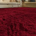 Ver imagem 3 de Tapete Felpudo Sala Quarto e Escritório Antiderrapante Fofo Casa Dona 200 x 250cm Vermelho