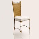 Ver imagem 2 de Jogo 6 Cadeiras Jk e Mesa Retangular em Alumínio Trama Original Azul Dark