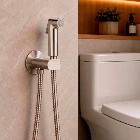 Ducha Higienica 1984 Save Inox Escovado Baumê