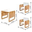 Ver imagem 4 de Mesa Infantil 0 a 2 Anos 2 Cadeiras Alfabetização Criança