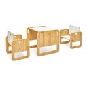 Ver imagem 1 de Mesa Infantil 0 a 2 Anos 2 Cadeiras Alfabetização Criança