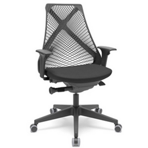 Cadeira Presidente Escritório Plaxmetal Bix – Preta – 2408