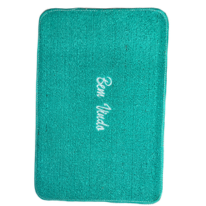 Capacho Bordado 40x60 100% Propileno - Bem Vindo - Verde