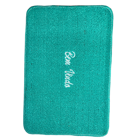 Capacho Bordado 40x60 100% Propileno - Bem Vindo - Verde