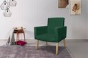 Ver imagem 1 de POLTRONA NINA DECORATIVA SALA E ESCRITORIO:verde