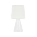 Ver imagem 1 de Luminária Abajur Taschibra Pottery 25cm E27 Bivolt Branco