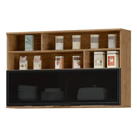 Armário Aéreo 120cm 1 Porta Basculante Mx Móveis Toscana