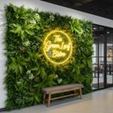 Ver imagem 4 de 3,5m² Painel Verde Artificial 3d Kit Completo Folhagem Densa Luxo Alta Qualidade
