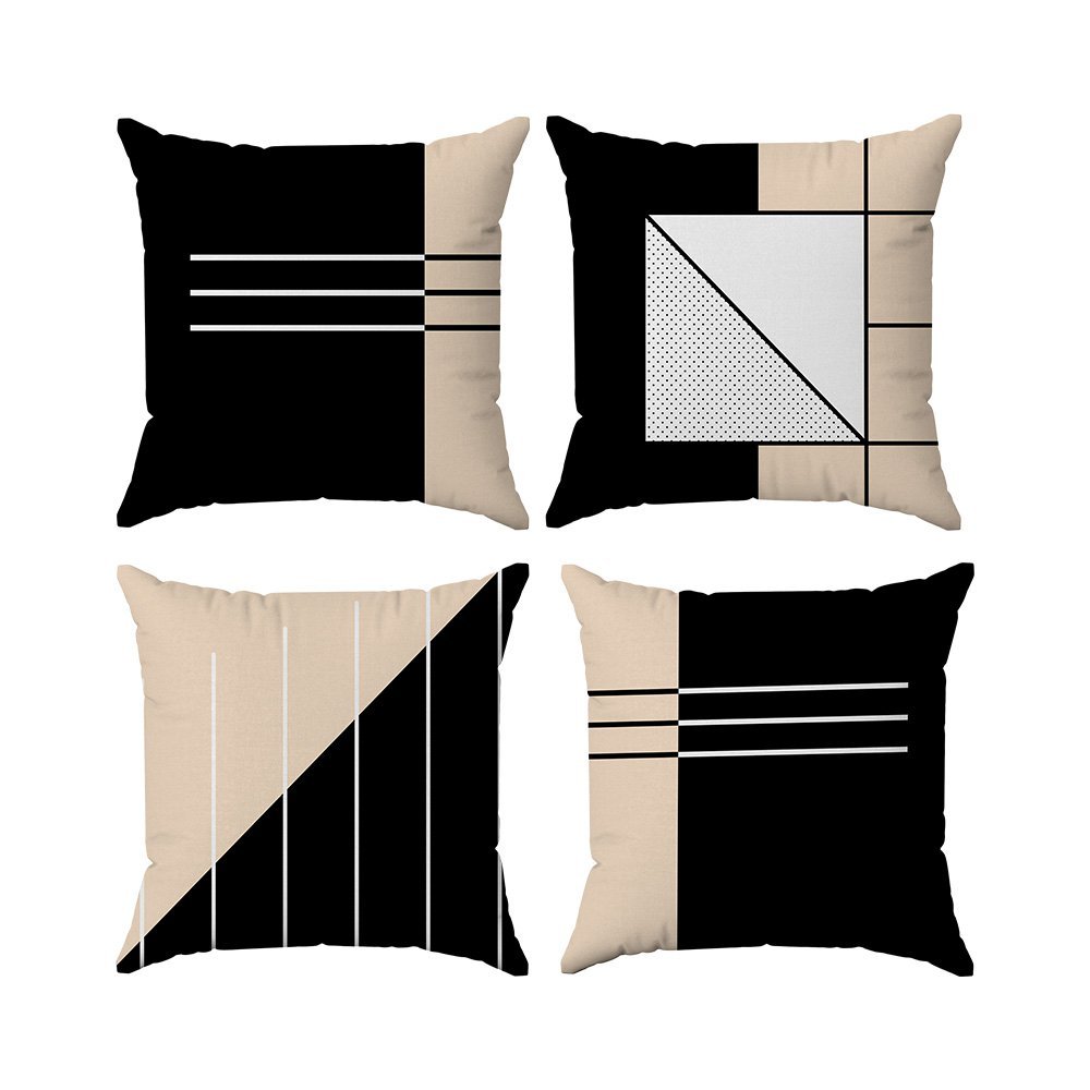 Kit Capas Almofadas Decorativas Geométrico 45x45 - ID Decor