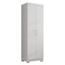 Ver imagem 4 de Guarda Roupa Casal 6000 com Cômoda 8000 e Armário Multiuso 6020 Branco com Pés Reto News – Araplac