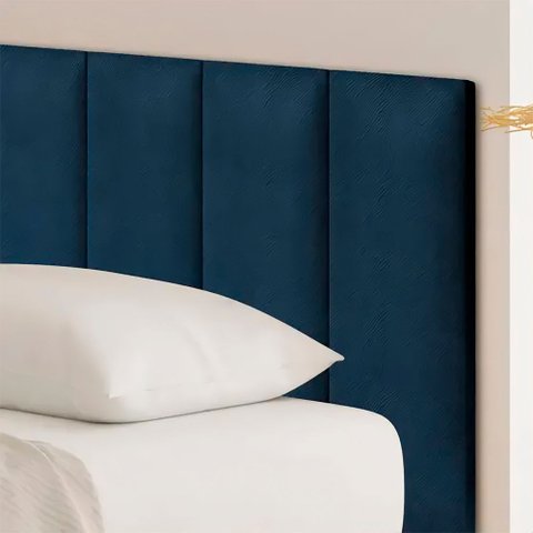 Placas Cabeceira Modulada Estofada Cama Solteiro - 1,00 Metro X 60cm