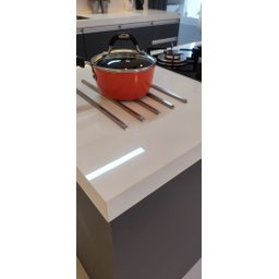 Descanso de Panela de Inox 30cm Auto Adesiva para Bancadas - 3