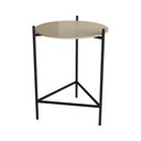 Ver imagem 2 de Mesa Lateral Industrial Marbella para Sala Quarto Sofá Apoio Decor Estilo Moderno - Cobre/preto
