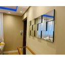 Ver imagem 6 de Espelho Decorativo 3D Painel Placa Vidro Liverpool 1,26m x 54cm Montável