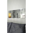 Ver imagem 5 de Espelho Decorativo 3D Painel Placa Vidro Liverpool 1,26m x 54cm Montável