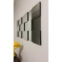 Ver imagem 2 de Espelho Decorativo 3D Painel Placa Vidro Liverpool 1,26m x 54cm Montável