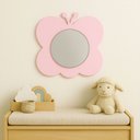 Ver imagem 3 de Espelho Infantil Decorativo Borboleta Mdf Rosa