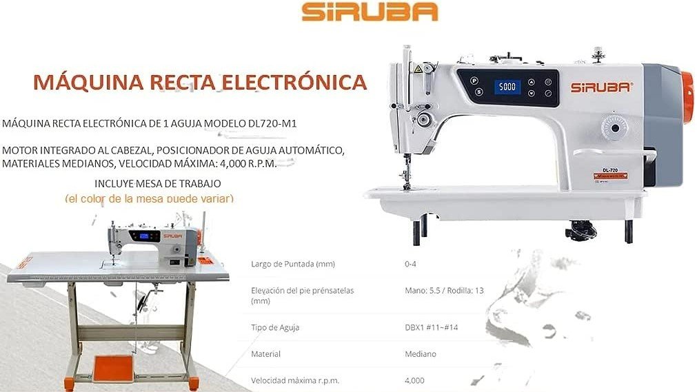Máquina de Costura Reta Industrial Siruba+brindes - 7