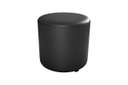 Ver imagem 1 de Puff Decorativo Copenhage Sintético Preto F-281