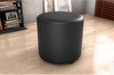 Ver imagem 2 de Puff Decorativo Copenhage Sintético Preto F-281