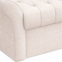 Ver imagem 5 de Puff Baú 160cm Charles Bouclé Off White - Sallar Home