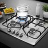 Cooktop 4 Bocas Electrolux a Gás Inox com Tripla Chama Gt60x Bivolt - 3