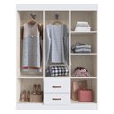 Ver imagem 4 de Guarda-Roupas 6 Portas 2 Gavetas Multimóveis CR35115 Branco