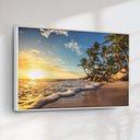 Ver imagem 2 de Quadro Decorativo Praia com Coqueiro