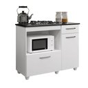 Ver imagem 1 de Balcão para Cooktop 5 Bocas 2 Portas 1 Gaveta Violeta Kaiki Móveis