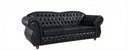 Ver imagem 1 de Sofá Chesterfield Merlô Courano:Preto