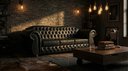 Ver imagem 2 de Sofá Chesterfield Merlô Courano:Preto