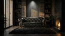 Ver imagem 3 de Sofá Chesterfield Merlô Courano:Preto