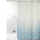 Ver imagem 1 de Cortina de Box Banheiro Poliéster 198x180cm Pastilha Azul Uzoo