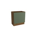 Ver imagem 1 de Balcão para Forno de Embutir Celeste Kappesberg 100% Mdf Nogueira/verde 80cm