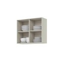 Ver imagem 2 de Armário Aéreo 02 Portas com Vidro Reflecta 80cm Fineze C659 Areia Hp - Henn