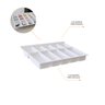 Bandeja Porta Notas e Moedas 40 X 31cm (5 Divisórias) - Branca - 3