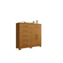 Ver imagem 3 de Cômoda para Quarto 6 Gavetas e 2 Portas Xangai