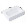 Gabinete de Banheiro Provençal Completo Branco Movelbento - 5