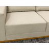 Sofá 3 Lugares 2,50 M Bege Linho Chaise Lays Plus - 7